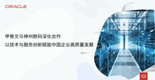 甲骨文與神州數碼深化戰略合作，以數字技術與服務創新共筑中國企業高質量發展新篇章